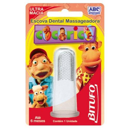 Escova Dental Massageadora Infantil Cocoricó Bitufo