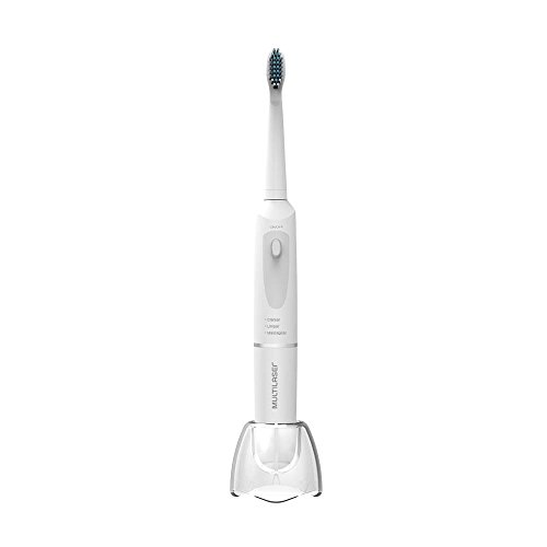 Escova Dental Multilaser Elétrica Vibratória Health Pro Branca - HC102, Multilaser, HC102, Branco
