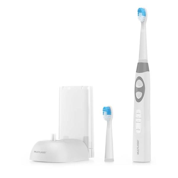 Escova Dental Multilaser Recarregável Ultracare Branca/Preta HC085