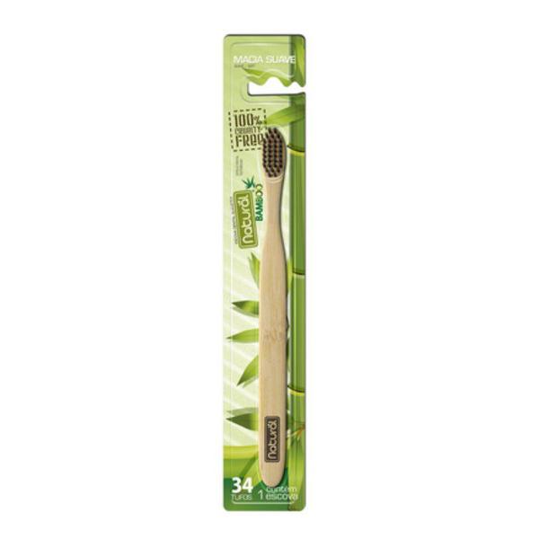Escova Dental Natural Bamboo 34 Tufos