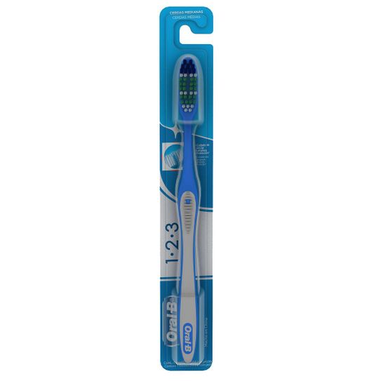 Escova Dental Oral-B 1.2.3 Limpeza Brilhante Macia 40