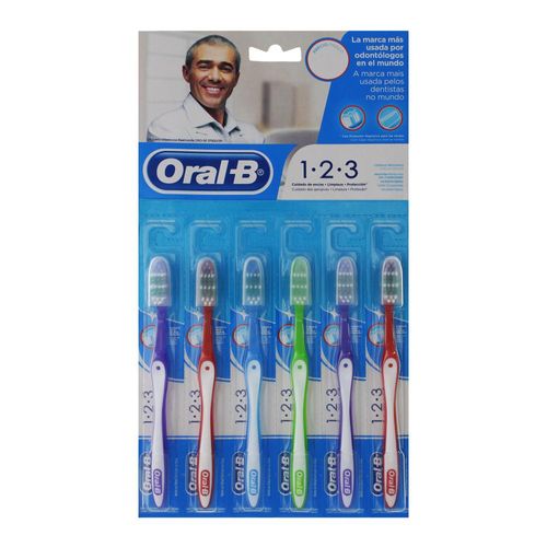 Escova Dental Oral-b 123 Ct 6un ED ORAL-B 123 CT 6UN