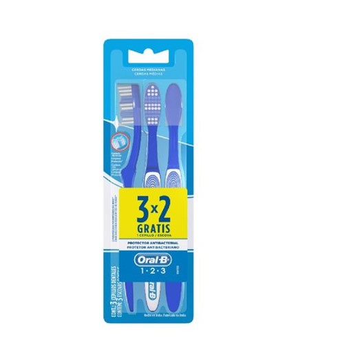 Escova Dental Oral B 123 Leve 3 Pague 2