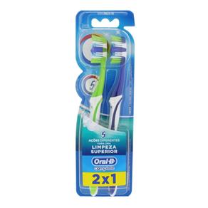 Escova Dental Oral-B Complete 5 Ações Limpeza Superior Leve 2 Unidades Pague 1 Unidade