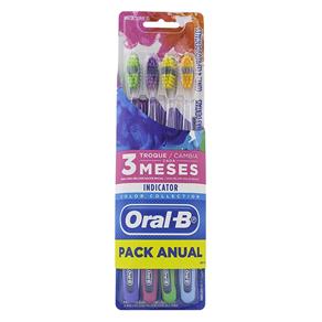 Escova Dental Oral B Indicator Color 35 - Leve 4 Pague 2 - Sortido