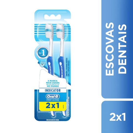 Escova Dental Oral-B Indicator Plus 30 - 2 Unidades