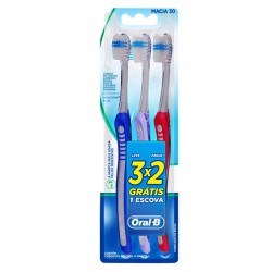 Escova Dental Oral-B Indicator Plus Macia 3 Unidades - Oral B