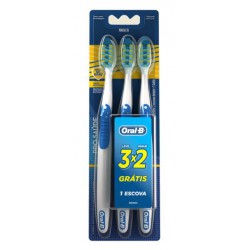 Escova Dental Oral-B Pro-Saúde Antibacteriana 35 Macia 3 Unidades