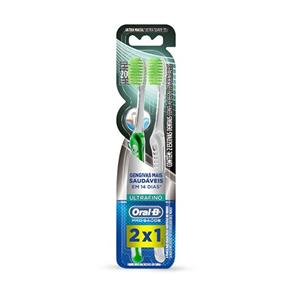 Escova Dental Oral-B Pro-Saúde Ultrafino - 2 Escovas Dentais