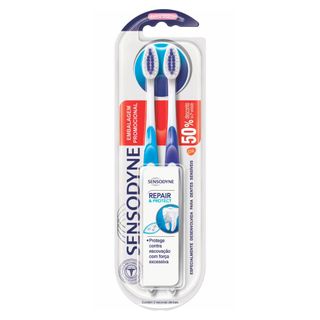 Escova Dental Sensodyne Twin Repair & Protect 2 Un
