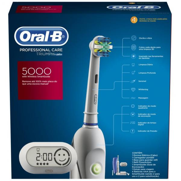 Escova Elétrica Oral-B Professional Care 5000 D34 110V - Oral B