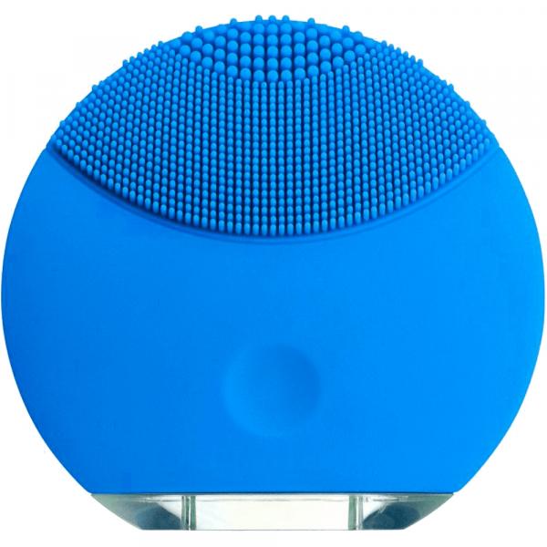 Escova Esponja Forever de Limpeza Facial Massageadora de Silicone Azul