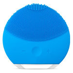 Escova Esponja Forever de Limpeza Facial Massageadora de Silicone Azul
