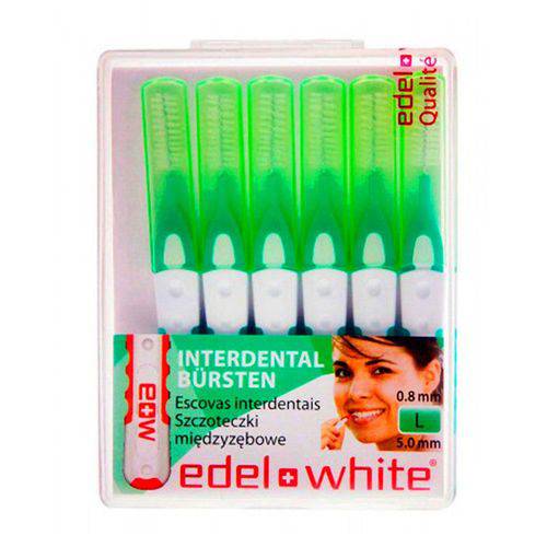 Escova Interdental Edel White L 5,0mm com 6 Unidades