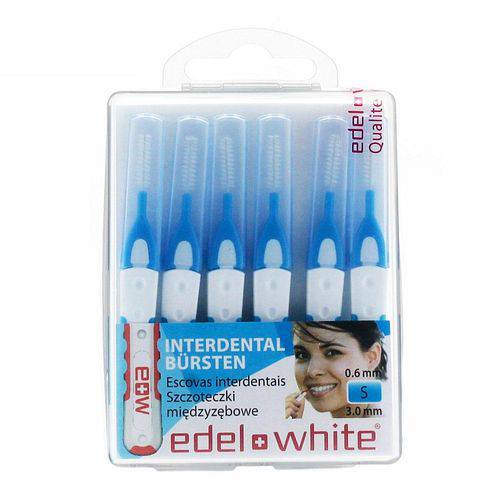 Escova Interdental Edel White S 3,0mm com 6 Unidades