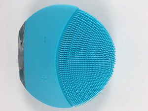 Escova Limpeza Facial Massageador Recarregável Mini Azul - Mix
