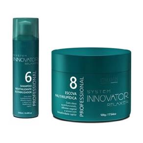 Escova Nutri Lipídica 500g e Shampoo 250ml Innovator