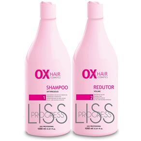 Escova Progressiva Progress Liss Ox Hair 2x1 Litro