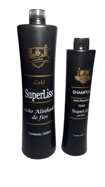 Escova Progressiva Super Liss Gold - Alinhador de Fios - Superliss