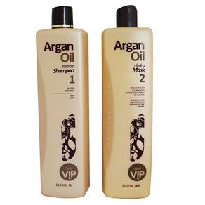 Escova Progressiva Vip Argan Oil Kit X - 2x1 Litro