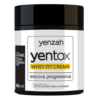 Escova Progressiva Yenzah Yentox Whey Fit Cream 480g