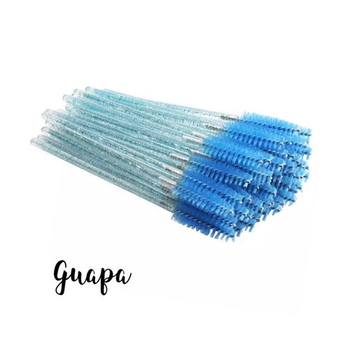 Escovinha com Glitter ( 50 Unidades ) (Azul)