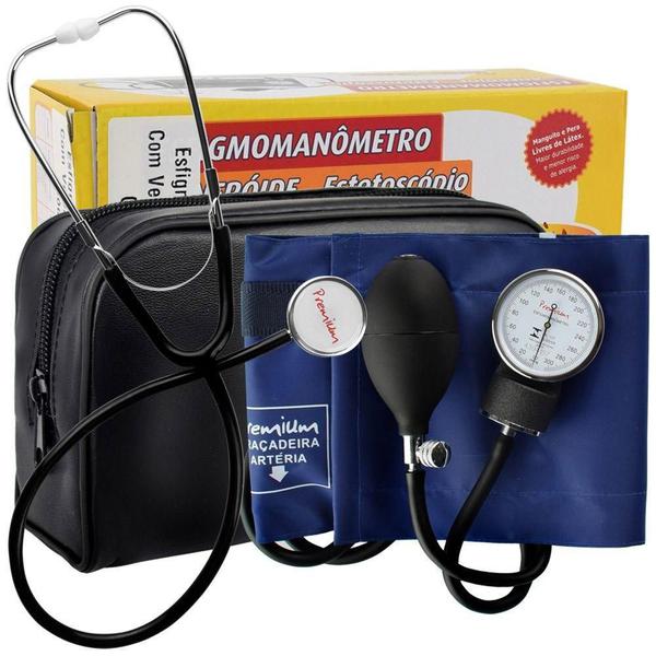 Esfigmomanômetro e Estetoscópio - Premium