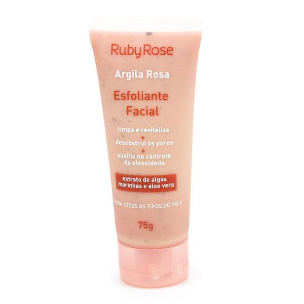 Esfoliante Facial Argila Rosa Ruby Rose