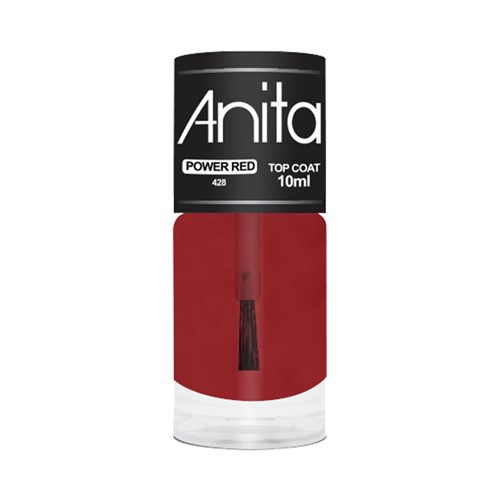 Esmalte Anita Top Coat Power Red 10ml