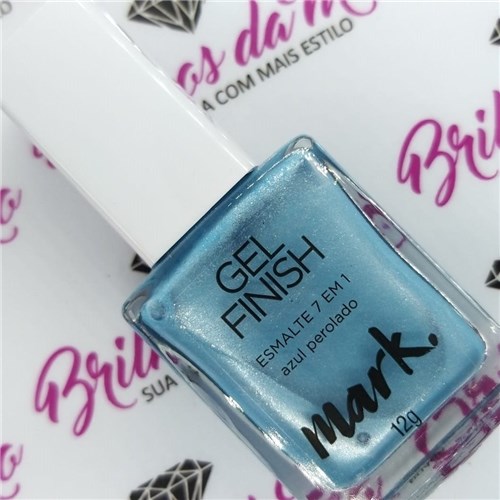 Esmalte Avon Mark Gel Finish 7 em 1 Azul Perolado (Avon 0411)