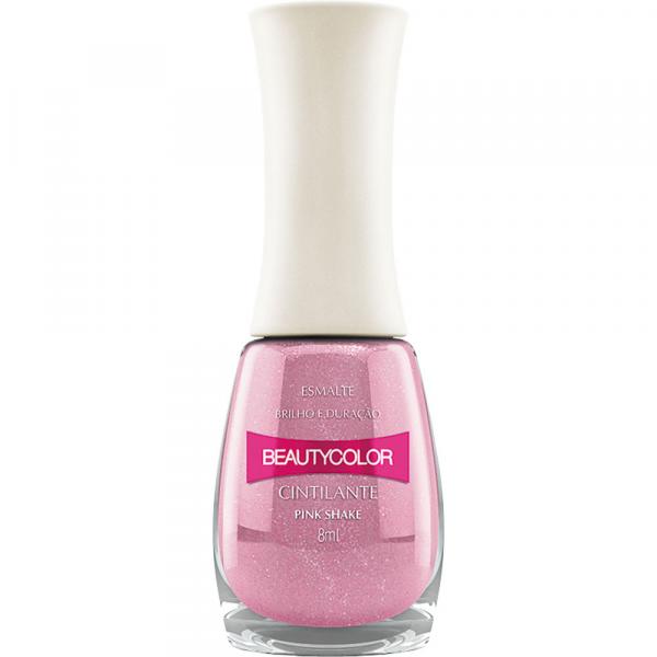 Esmalte Beautycolor Cintilante 8ml Pink Shake