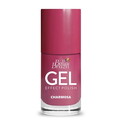 Esmalte Bella Brazil Efeito Gel Charmosa 8Ml (Bella Brazil)