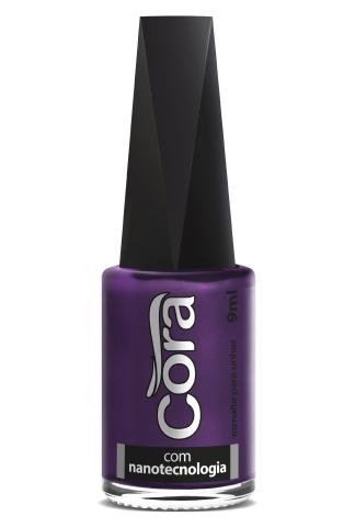 Esmalte Cora 9ml Black 11 Shine Purple