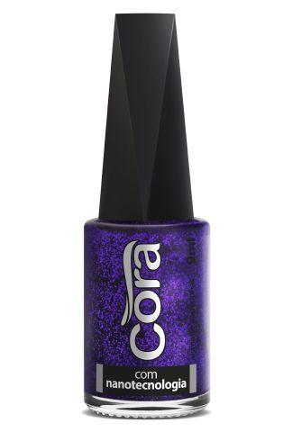 Esmalte Cora - Glitter Purple 88
