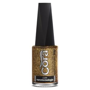 Esmalte Cora 9ml POP Glitter - Golden Perfect