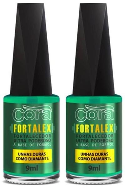 Esmalte Cora Fortalex 9ml com 02 Unidades
