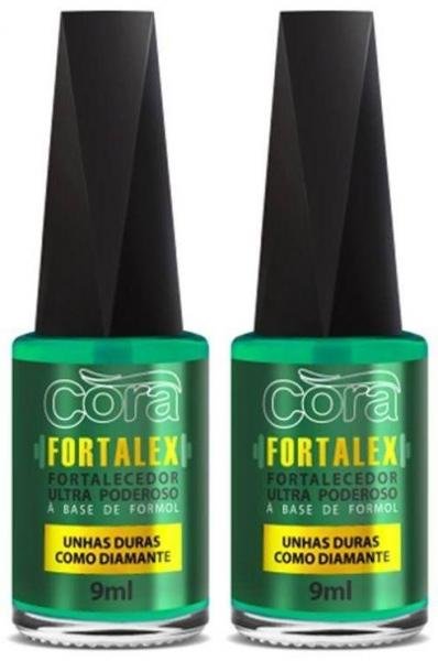 Esmalte Cora Fortalex 9ml com 02 Unidades