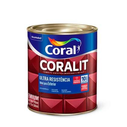 Esmalte Coralit Ultra Resistência 900ml Acetinado Branco