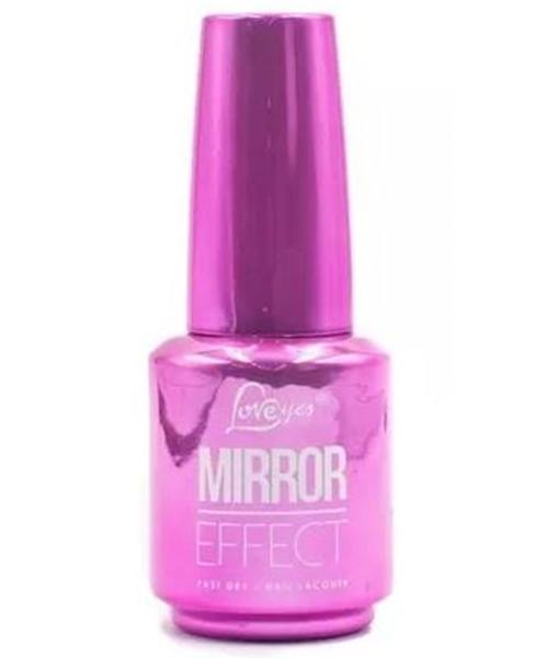 Esmalte Cromado Metalizado Pink 04 Mirror Effect Efeito Gel Love Yes