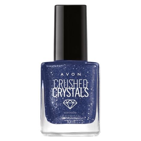 Esmalte Crushed Crystals Azul Avon