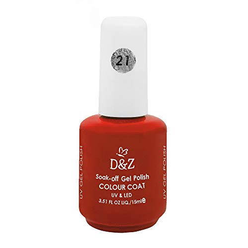 Esmalte D e Z Colorido Colour Cout Uv/Led Gel Polish 21 15ml