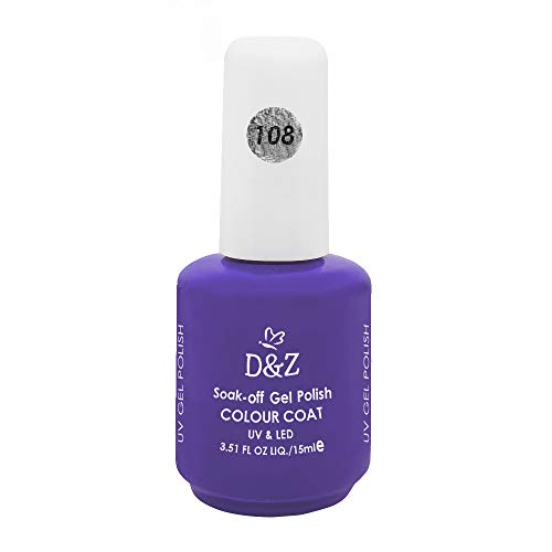 Esmalte D e Z Colorido Colour Cout Uv/Led Gel Polish 108 15ml