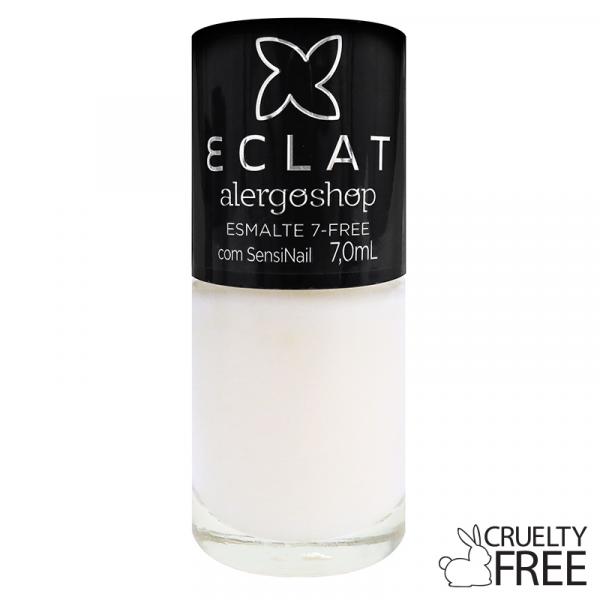 Esmalte Eclat 7-FREE Cravo Branco (Transparente) - Alergoshop