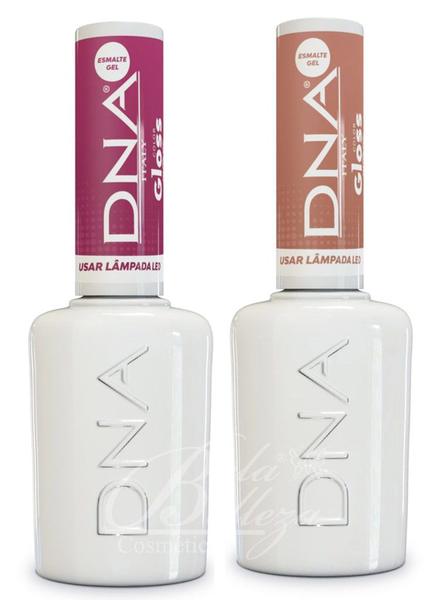Esmalte em Gel Dna Color Gloss Kit Rosa + Nude - Dna Italy