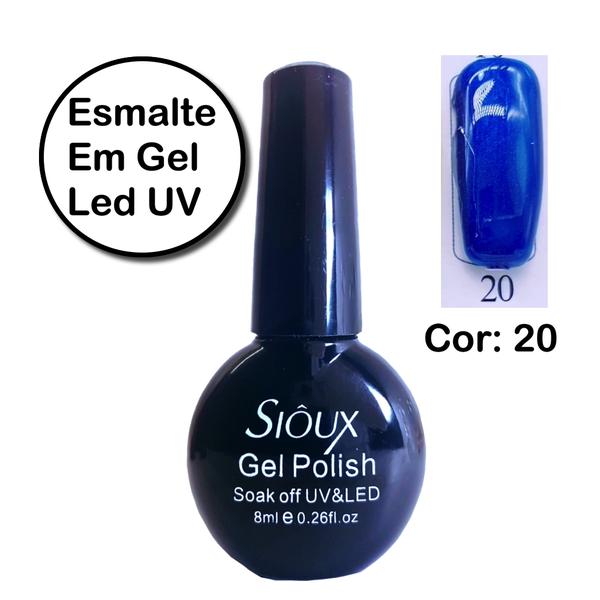Esmalte em Gel LED UV Sioux Gecika COR 20 - Gécika