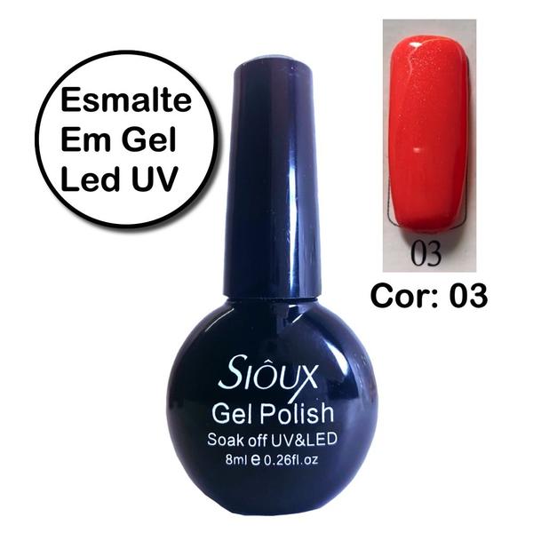 Esmalte em Gel LED UV Sioux Gecika COR 03 - Gécika