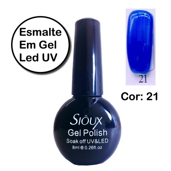Esmalte em Gel LED UV Sioux Gecika COR 21 - Gécika