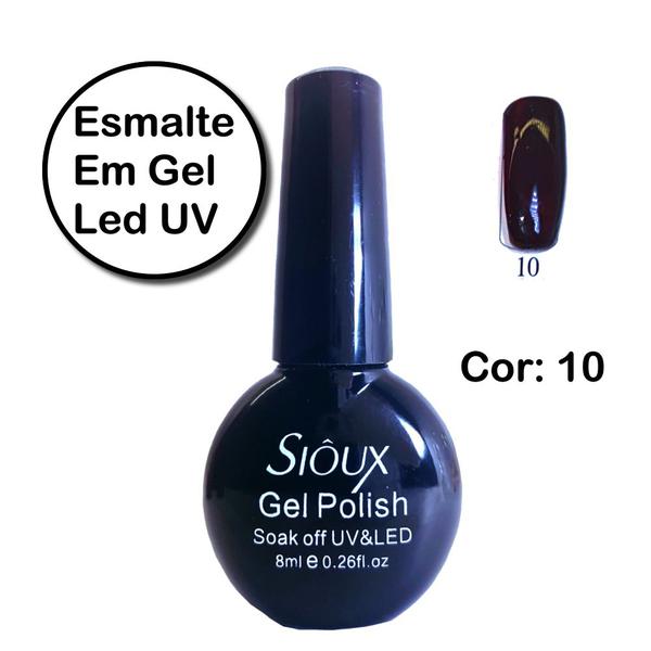 Esmalte em Gel LED UV Sioux Gecika COR 10 - Gécika