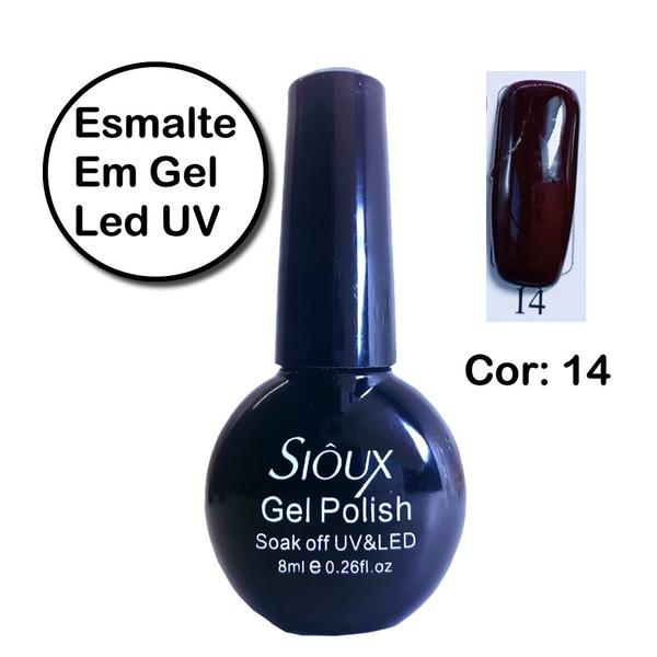 Esmalte em Gel LED UV Sioux Gecika COR 14 - Gécika