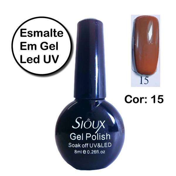 Esmalte em Gel LED UV Sioux Gecika COR 15 - Gécika